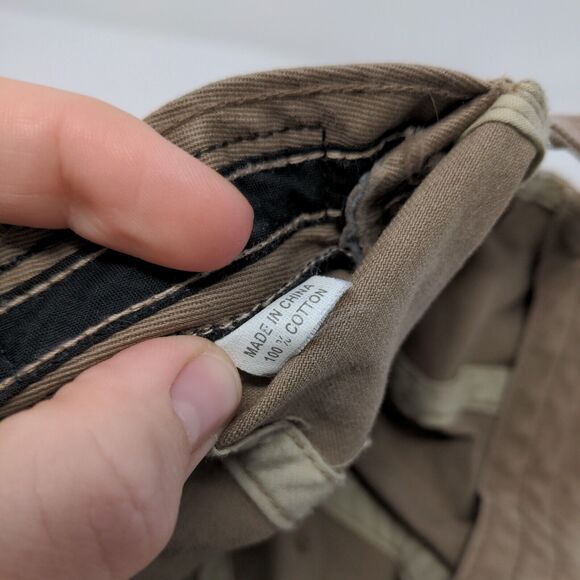 50 R&D Slideback Hat Tan Medium-Large Solid Embroidered Richardson - Picture 9 of 9